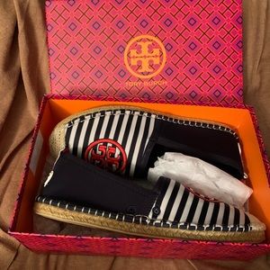 Tory Burch Water Espadrille Slip on SZ 8 women